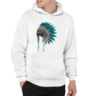 Native American Indian Headdress Costume Jewelry Decor Hoodie | Mazezy