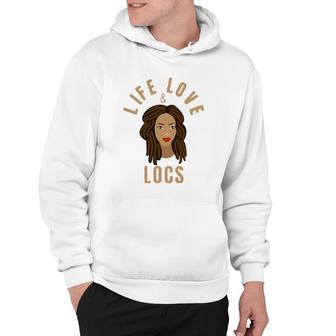 Natural Hair For Women Locs Hair Pride Tee Hoodie | Mazezy