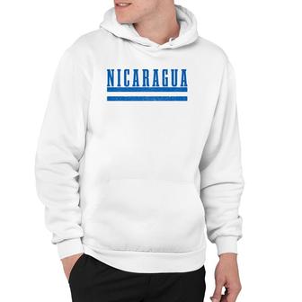 Nicaragua Nicaraguan Flag Pride Vintage Nica Hoodie | Mazezy