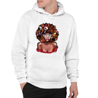 Powerful History Month Pride Dna I Love My Roots Black Women Hoodie - Thegiftio