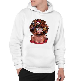 Powerful History Month Pride Dna I Love My Roots Black Women Hoodie - Thegiftio UK