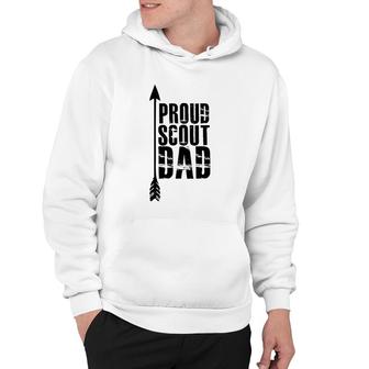 Proud Scout Dad - Parent Father Of Boy Girl Club Hoodie | Mazezy