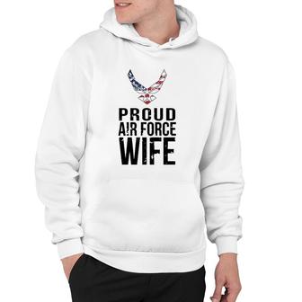 Proud Us Airforce Wife Hoodie | Mazezy