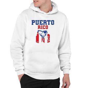Puerto Rican Flag Boxing Gloves Rico Pride Gift Men Boy Kids Hoodie | Mazezy