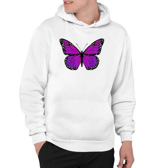 Purple Butterfly Love Monarch Butterflies Purple Butterfly Premium Hoodie | Mazezy