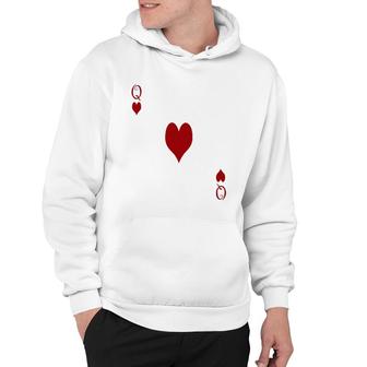 Queen Of Hearts- Easy Costumes For Women Hoodie | Mazezy