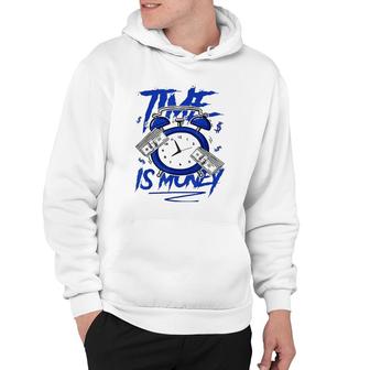 Racer Blue 5S Tee To Match Time Is Money Shoes 5 Racer Blue Hoodie | Mazezy