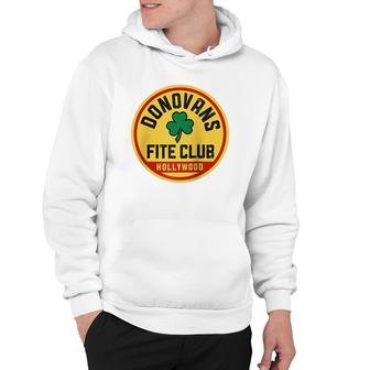 Ray Donovan Fite Club Clover Raglan Baseball Tee Hoodie | Mazezy