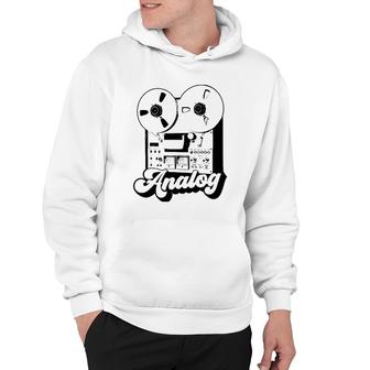 Reel To Reel Magnetic Tape Player Recorder Hoodie | Mazezy