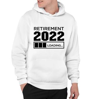 Retirement 2022 Loading Black Graphic Gift Funny Retirement Hoodie - Thegiftio