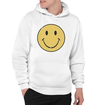 Retro 70'S Style Smile Face Hoodie | Mazezy