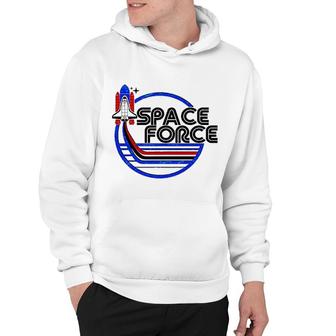 Retro Usa American Space Force Hoodie | Mazezy