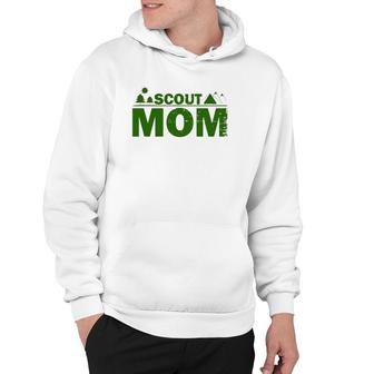Scout Mom Proud Mother Scouting Scout Gifts Hoodie | Mazezy