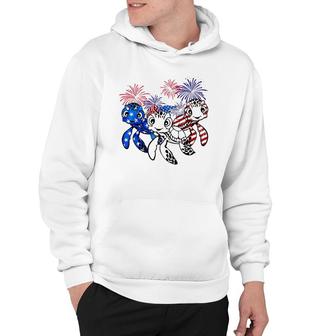 Sea Turtles 4Th Of July American Usa Flag Patriotic Hoodie | Mazezy