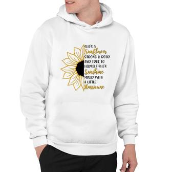 She A Sunflower Strong And Bold Hoodie | Mazezy