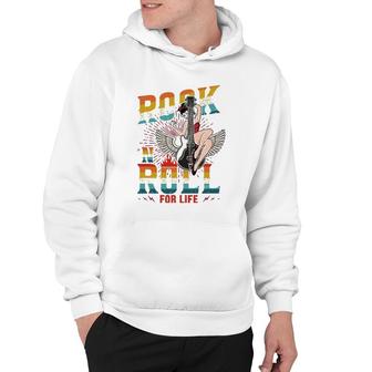 Sock Hop Costume Rock 'N' Roll For Life Greaser Babe And Men Hoodie | Mazezy