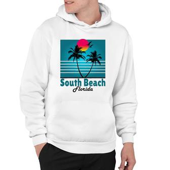 South Beach Miami Florida Seagulls Souvenirs Hoodie | Mazezy