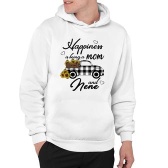 Sunflower Grandma Happiness Is Being A Mom And Nene Hoodie | Mazezy UK