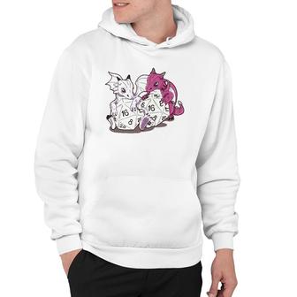Tabletop Gaming Cute Role Playing Dice Hoodie | Mazezy