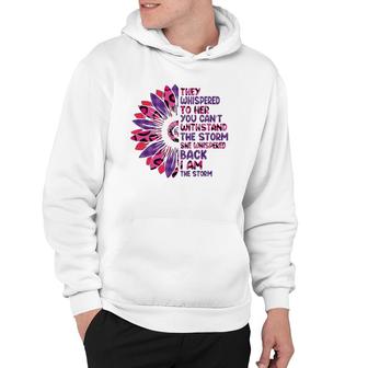 They Whispered To Her You Cannot Withstand The Storm Leopard Hoodie | Mazezy CA