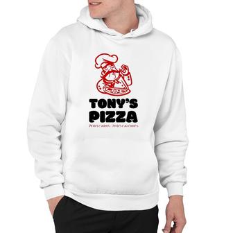 Tony's Pizza Zero Carbs Zero Calories Pizza Hoodie | Mazezy
