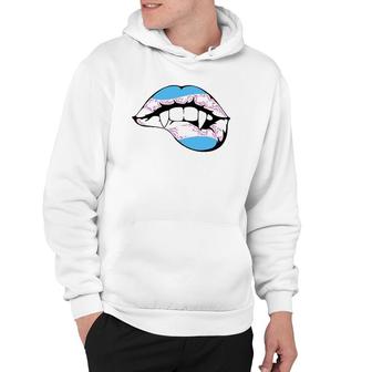 Transgender Trans Vampire Fangs Costume Easy Halloween Gifts Hoodie | Mazezy