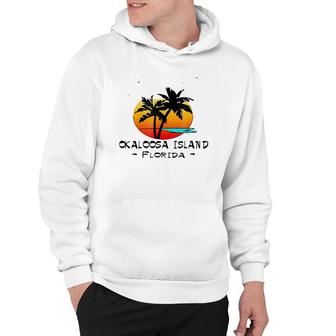 Tropical Okaloosa Island Florida Vacation Beach Gift Hoodie | Mazezy