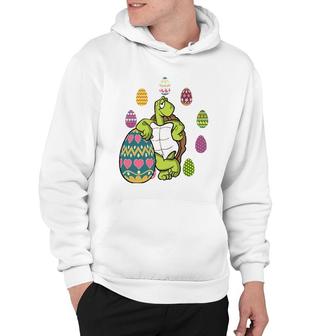 Turtle Egg Hunting Easter Day Cute Animal Boys Girls Kids Hoodie | Mazezy