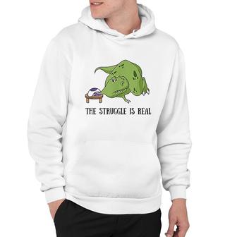 Tyrannosaurus Rex Drying Nails Hoodie | Mazezy