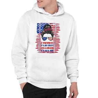 Unmasked Unmuzzled Unvaccinated Unafraid Girl Funny Hoodie | Mazezy