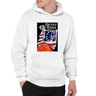 Usa Betsy Ross American Flag Art 13 Original Colonies Hoodie | Mazezy