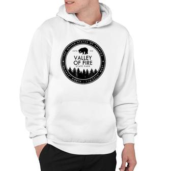 Valley Of Fire State Park Emblem Souvenirs Nevada Hoodie - Thegiftio UK