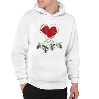 Video Game Heart Controller Hoodie | Mazezy