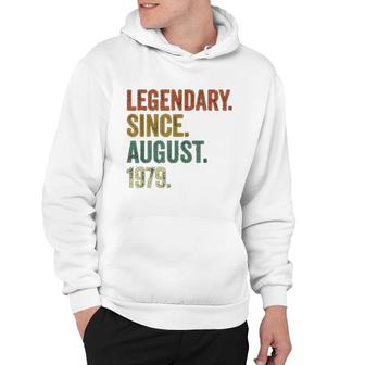 Vintage August 1979 Apparel 42nd Birthday Hoodie - Thegiftio UK