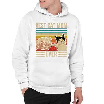 Vintage Best Cat Mom Ever Bump Fit Mothers Day Gift Women T-shirt Hoodie - Thegiftio