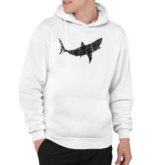 Vintage Great White Shark Hoodie | Mazezy