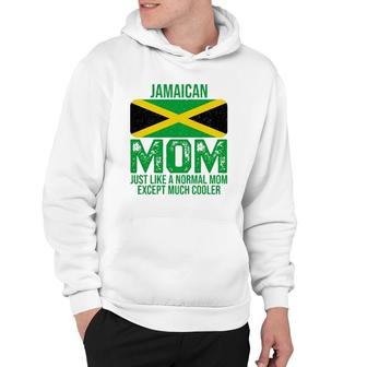 Vintage Jamaican Mom Jamaica Flag Design For Mother's Day Hoodie | Mazezy