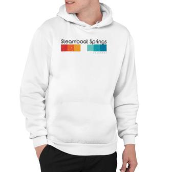 Vintage Steamboat Springs Colorado Co Retro Design Hoodie | Mazezy