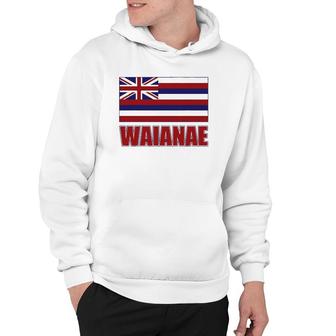 Waianae Hawaii Hawaiian Flag, Hawaii 96792 Ver2 Hoodie | Mazezy