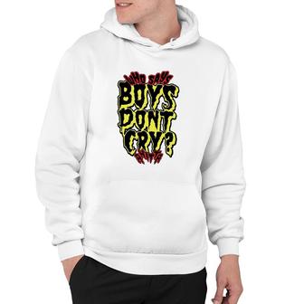 Who Says Boys Don't Cry Anitta Press Faking Love Hoodie | Mazezy