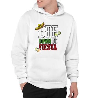 Womens Cinco De Mayo Women Dtf Down To Fiesta Hoodie | Mazezy