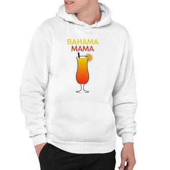 Womens I Love Bahama Mama Always At The Bar With This Cocktail V-Neck Hoodie | Mazezy