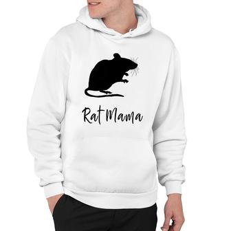 Womens Rat Mama Pet Rodent Mom Fur Mom Rat Lover Hoodie | Mazezy