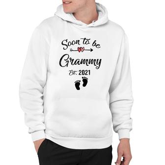 Womens Soon To Be Grammy 2021 Mother's Day For Mom Pregnancy Hoodie | Mazezy