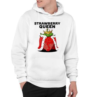 Womens Strawberry Queen For Strawberry Lovers Hoodie | Mazezy