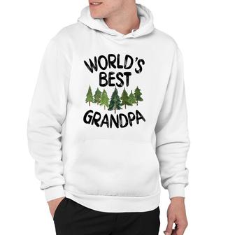 World's Best Grandpa Cute Outdoorsman Father's Day Hoodie | Mazezy