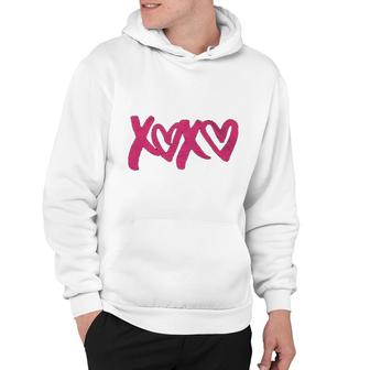 Xoxo Hugs And Kisses Valentine Hoodie | Mazezy