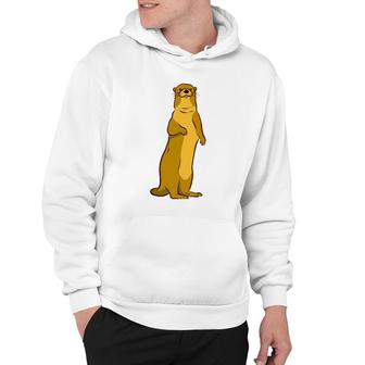 Yellow Weasel Animal Lover Gift Hoodie | Mazezy