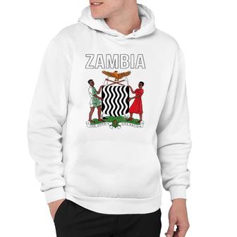 Zambia Coat Of Arms Hoodie | Mazezy