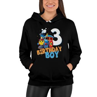 3Rd Birthday Train Boys Girls 3 Years Old I'm Three Gift Women Hoodie | Mazezy CA